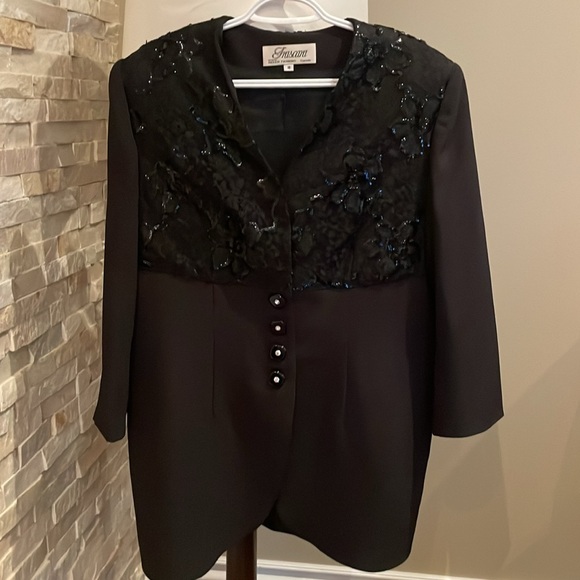 Frascara Long Black jacket - Picture 5 of 6